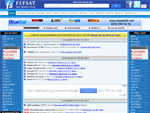 Capture d'écran du site Flysat